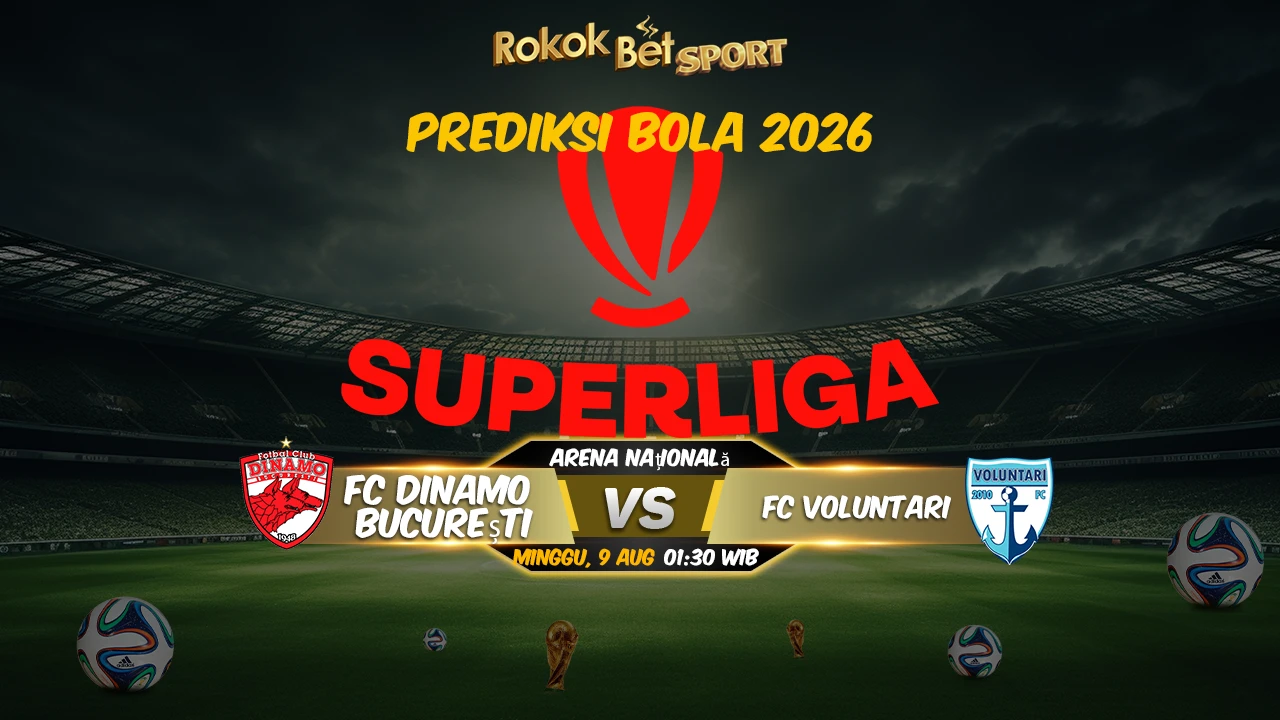 Prediksi Kami FC Dinamo București Vs FC Voluntari 09-08-2026