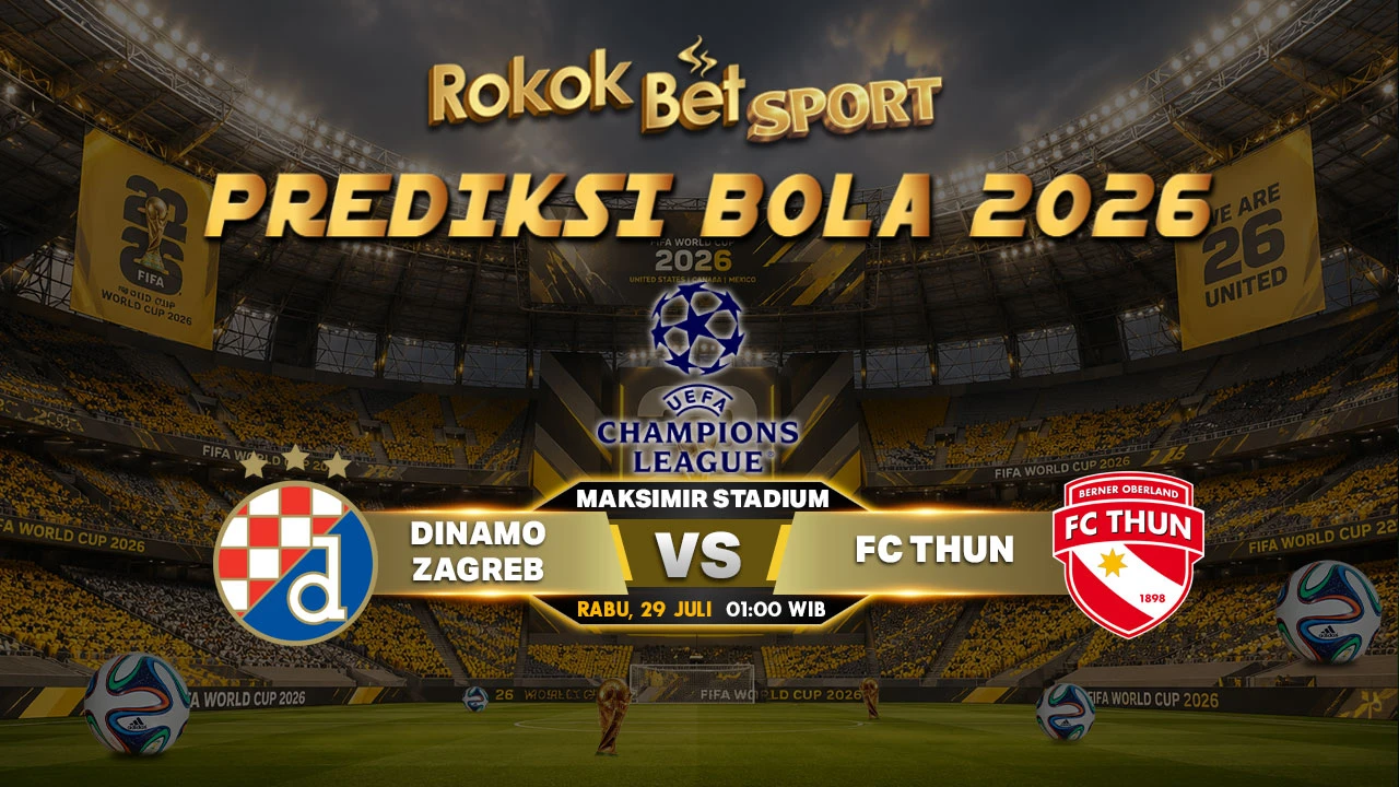 Prediksi Kualifikasi Liga Champions: Dinamo Zagreb vs FC Thun, Dominasi Maksimir Jadi Kunci Kelolosan Raksasa Kroasia
